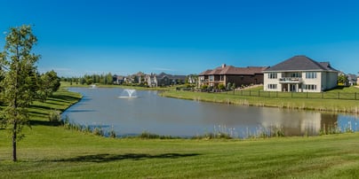 community retention pond